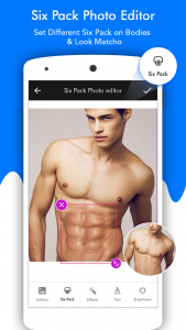 اسکرین شات برنامه Six Pack Photo Editor 2