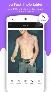 اسکرین شات برنامه Six Pack Photo Editor 4