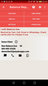 اسکرین شات 8 برنامه Client Record-Customer CRM App