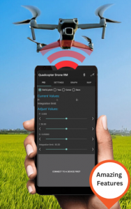 اسکرین شات 5 برنامه Drone RC Quadcopter Controller