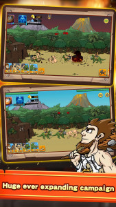 اسکرین شات بازی Caveman War Battle 1