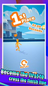 اسکرین شات بازی Stickman Parkour Race 4