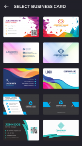 اسکرین شات برنامه Ultimate Business Card Maker 7