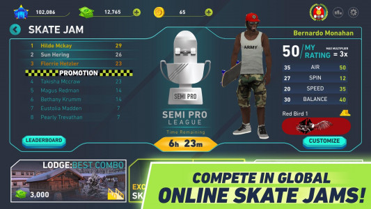 اسکرین شات 1 بازی Skate Jam - Pro Skateboarding