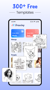 اسکرین شات 6 برنامه AR Drawing Sketch Trace Paint
