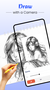 اسکرین شات 1 برنامه AR Drawing Sketch Trace Paint