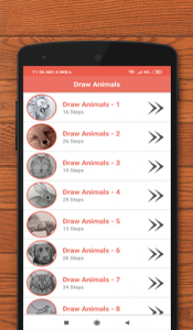اسکرین شات برنامه How to Draw Animals 5