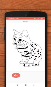 اسکرین شات برنامه How to Draw Cats 5