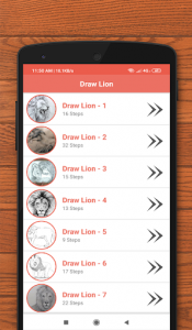 اسکرین شات برنامه How to Draw Lion 6