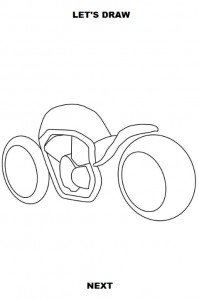اسکرین شات برنامه Draw Motorcycles: Cruiser 3