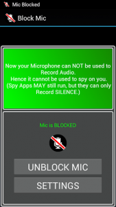 اسکرین شات برنامه Block Microphone (Anti Spy) 2