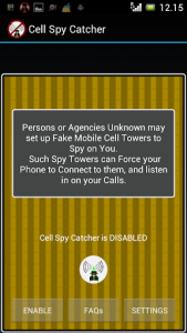 اسکرین شات برنامه Cell Spy Catcher (Anti Spy) 1