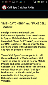 اسکرین شات برنامه Cell Spy Catcher (Anti Spy) 7