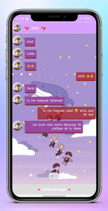 اسکرین شات بازی BTS Messenger: Chat Simulation 5