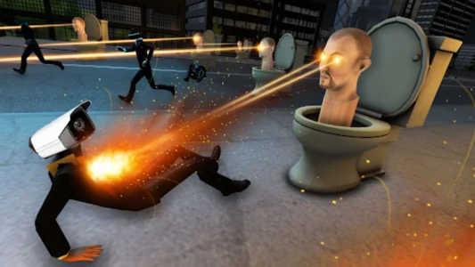 اسکرین شات بازی Toilet Wars: Skibidi Attack 3