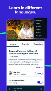اسکرین شات 5 برنامه Skillshare: Online Classes App