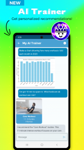 اسکرین شات برنامه Workout Trainer AI 4