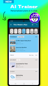 اسکرین شات 5 برنامه Workout Trainer AI