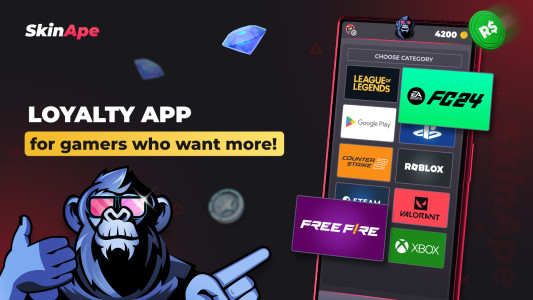 اسکرین شات 4 برنامه SkinApe for Games & Gift Cards