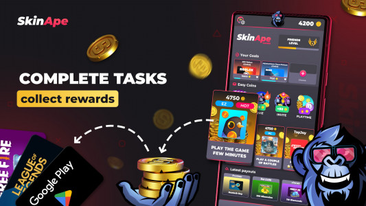 اسکرین شات برنامه SkinApe for Games & Gift Cards 3