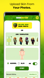 اسکرین شات 1 برنامه Skin Editor For Minecraft