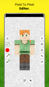 اسکرین شات برنامه Skin Editor For Minecraft 4