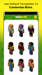 اسکرین شات 2 برنامه Skin Editor For Minecraft