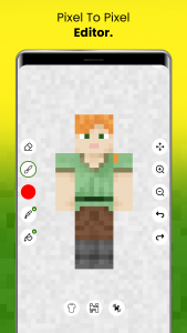 اسکرین شات 4 برنامه Skin Editor For Minecraft