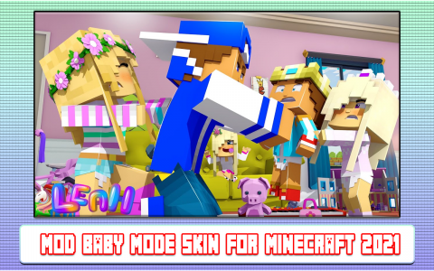 اسکرین شات بازی Mod Skin Baby Mode for Minecraft 2022 3