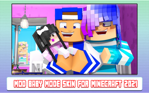 اسکرین شات بازی Mod Skin Baby Mode for Minecraft 2022 2