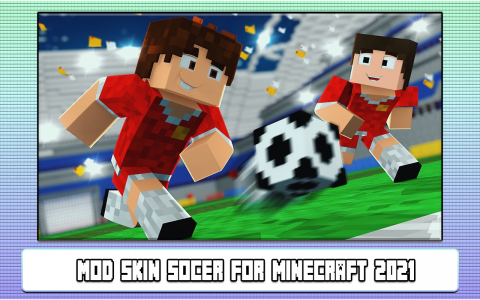 اسکرین شات بازی Mod Skin Soccer for Minecraft  3