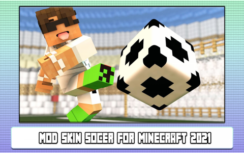 اسکرین شات بازی Mod Skin Soccer for Minecraft  4