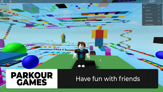 اسکرین شات 3 برنامه Parkour for roblox