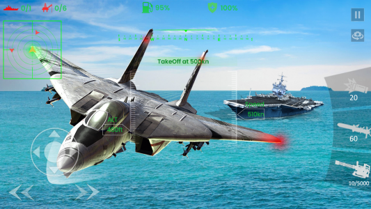 اسکرین شات بازی FlyVRX Fighter Jet 2