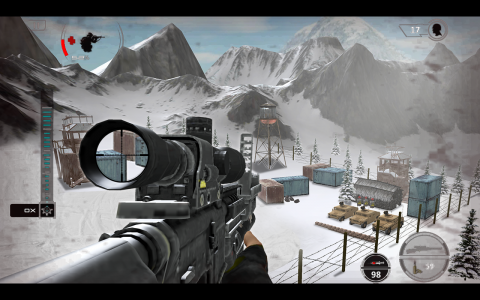 اسکرین شات بازی Mountain Sniper Shooting: FPS 2