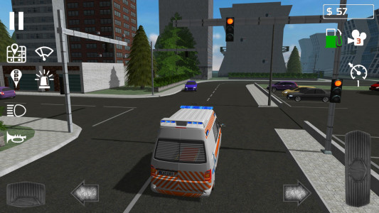 اسکرین شات بازی Emergency Ambulance Simulator 2