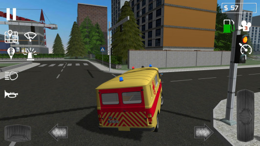 اسکرین شات بازی Emergency Ambulance Simulator 3