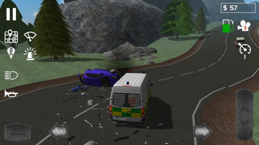 اسکرین شات بازی Emergency Ambulance Simulator 4