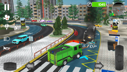 اسکرین شات 3 بازی Fire Engine Simulator