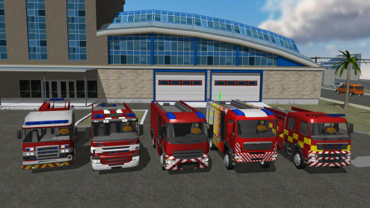 اسکرین شات بازی Fire Engine Simulator 1