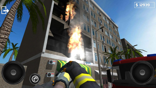 اسکرین شات بازی Fire Engine Simulator 3