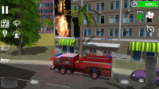 اسکرین شات بازی Fire Engine Simulator 2