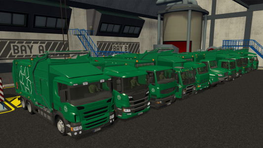 اسکرین شات بازی Trash Truck Simulator 1