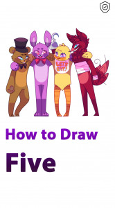 اسکرین شات برنامه How to draw Five 1