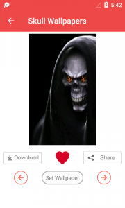 اسکرین شات 3 برنامه Skull Wallpaper HD