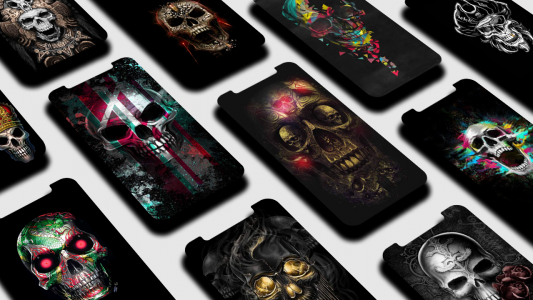 اسکرین شات برنامه Skull Wallpaper 1