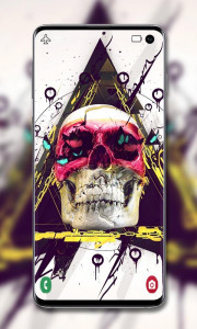 اسکرین شات برنامه Skull Wallpaper 6