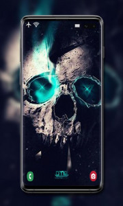 اسکرین شات برنامه Skull Wallpaper 8