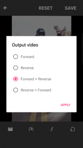 اسکرین شات برنامه Boomerate Video reverse & loop 5