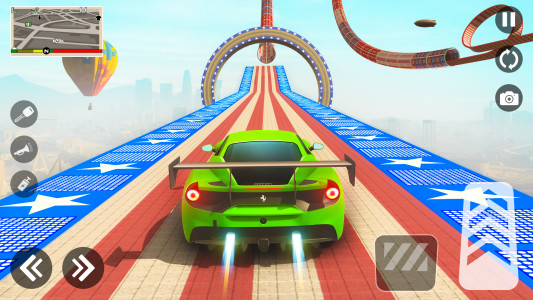 اسکرین شات بازی GT Car Stunts - Ramp Car Games 1